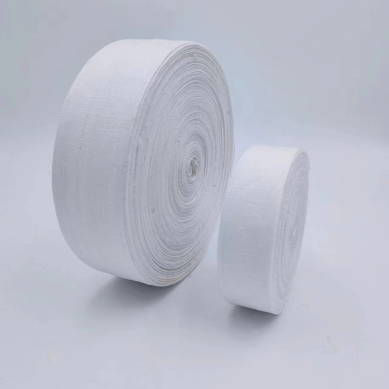 4cm 흰색 린 넥타이 크리스마스 웨딩 장식 수작업 리본 및 사용자 정의