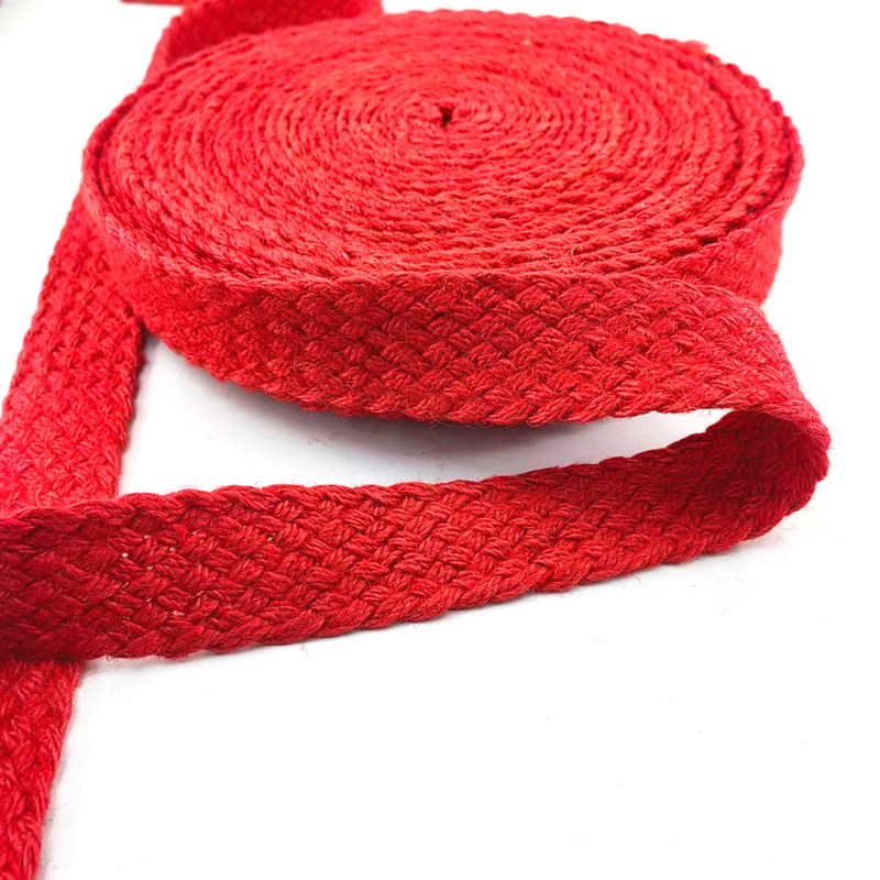 지속가능 한 레드 링링본 유트 넥타이 벨트 와 다채로운 직물 리본