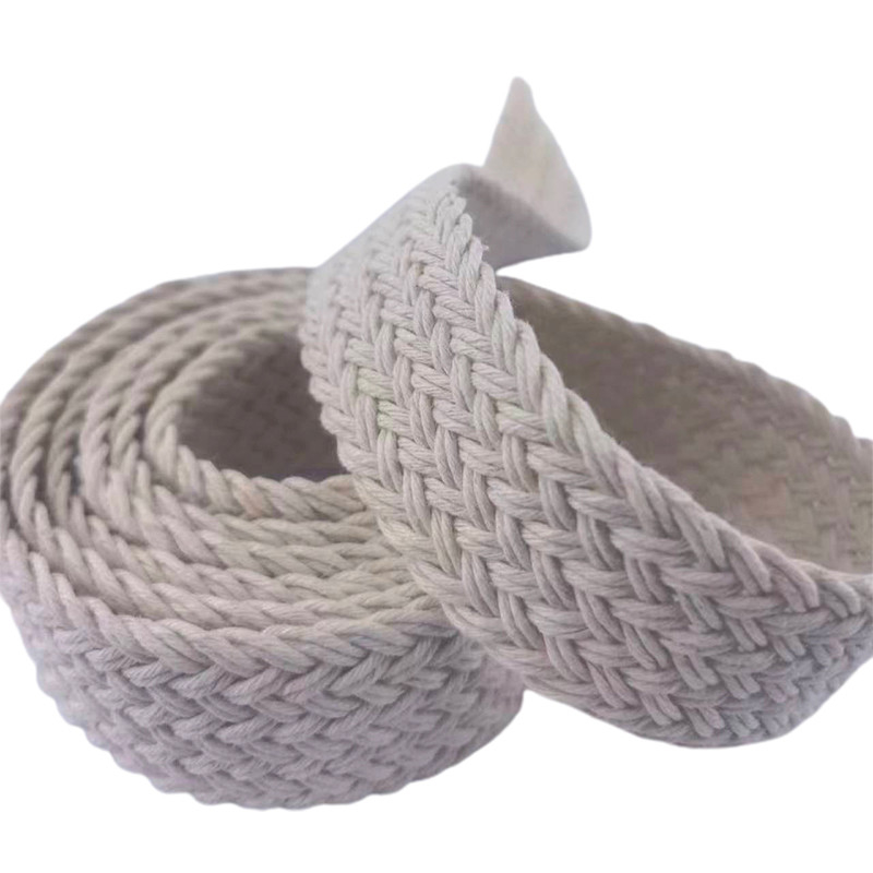 지속가능한 Wax Cord Belt Roll Bag Woven Clothing Ribbon Webbing for Bag Customization (양용용 가방용 수직 수직 수직 수직 수직 수직)