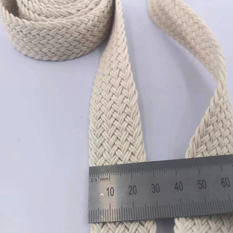 지속가능한 Wax Cord Belt Roll Bag Woven Clothing Ribbon Webbing for Bag Customization (양용용 가방용 수직 수직 수직 수직 수직 수직)