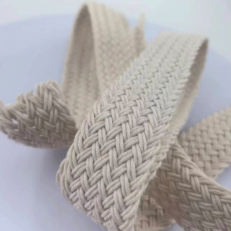 지속가능한 Wax Cord Belt Roll Bag Woven Clothing Ribbon Webbing for Bag Customization (양용용 가방용 수직 수직 수직 수직 수직 수직)
