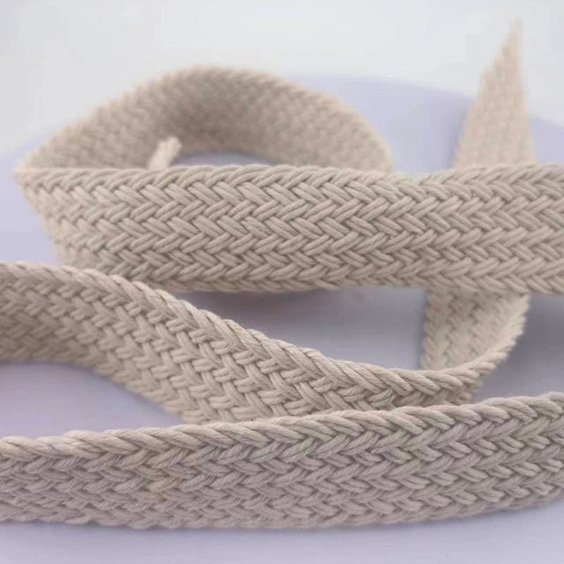 지속가능한 Wax Cord Belt Roll Bag Woven Clothing Ribbon Webbing for Bag Customization (양용용 가방용 수직 수직 수직 수직 수직 수직)