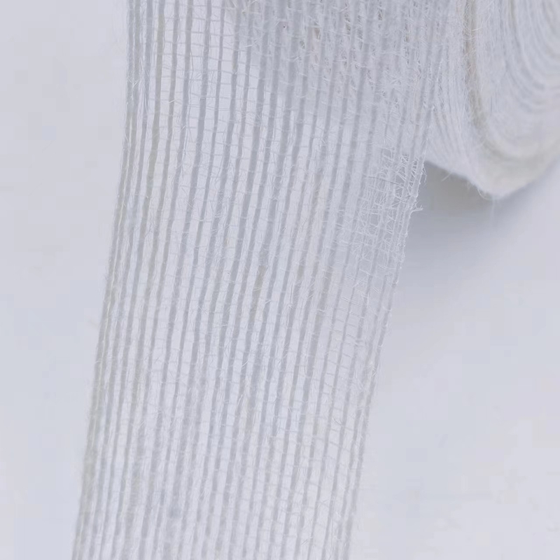 3.8cm 순수한 흰색 유트 직물 리본 B2B 장식 프로젝트와 필요에 적합합니다