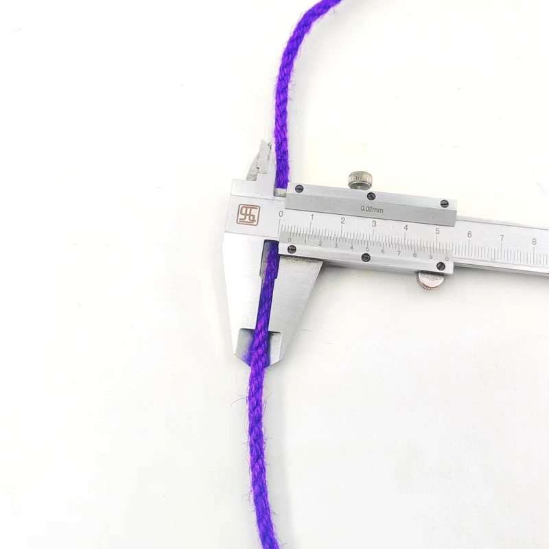 4.5mm 보라색 크래프트 쥬트 로프 롤 선물 포장용 트위스트 쥬트 트윈 햄프 스턴트