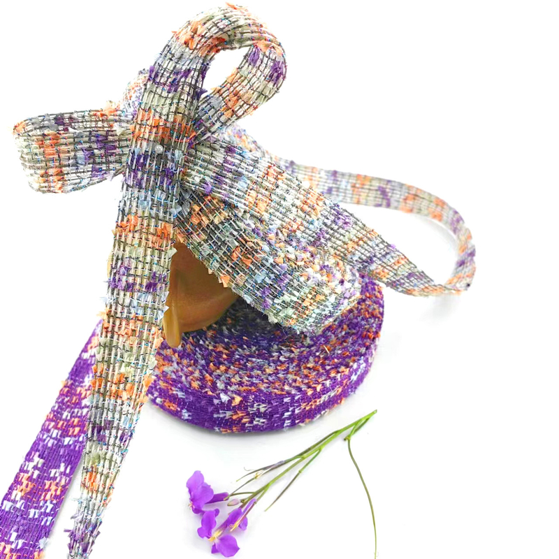 수작업 다이 헤어 액세서리 Bow Ribbon Floating Flowers Superior 100% 유트 재료