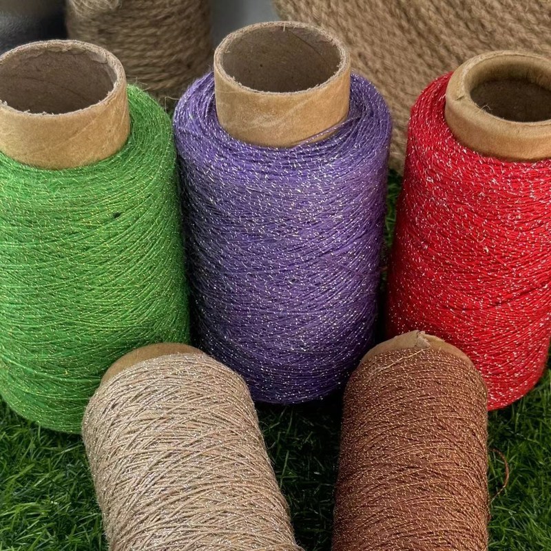 커스터마이징 가능한 길이 가로 경계 색상 유트 로프 크리스마스 장식 수작업 DIY